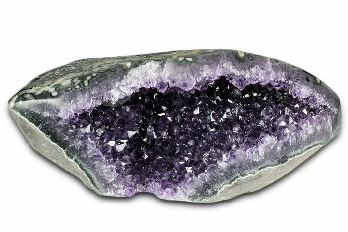 Sparkly Deep-Purple Amethyst Geode - Uruguay #345964
